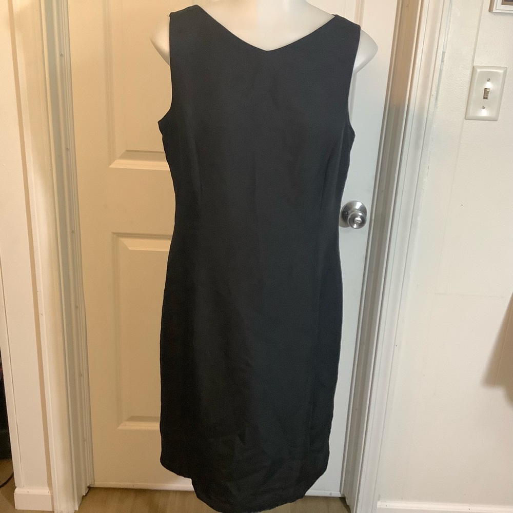 Talbots black dress size 10